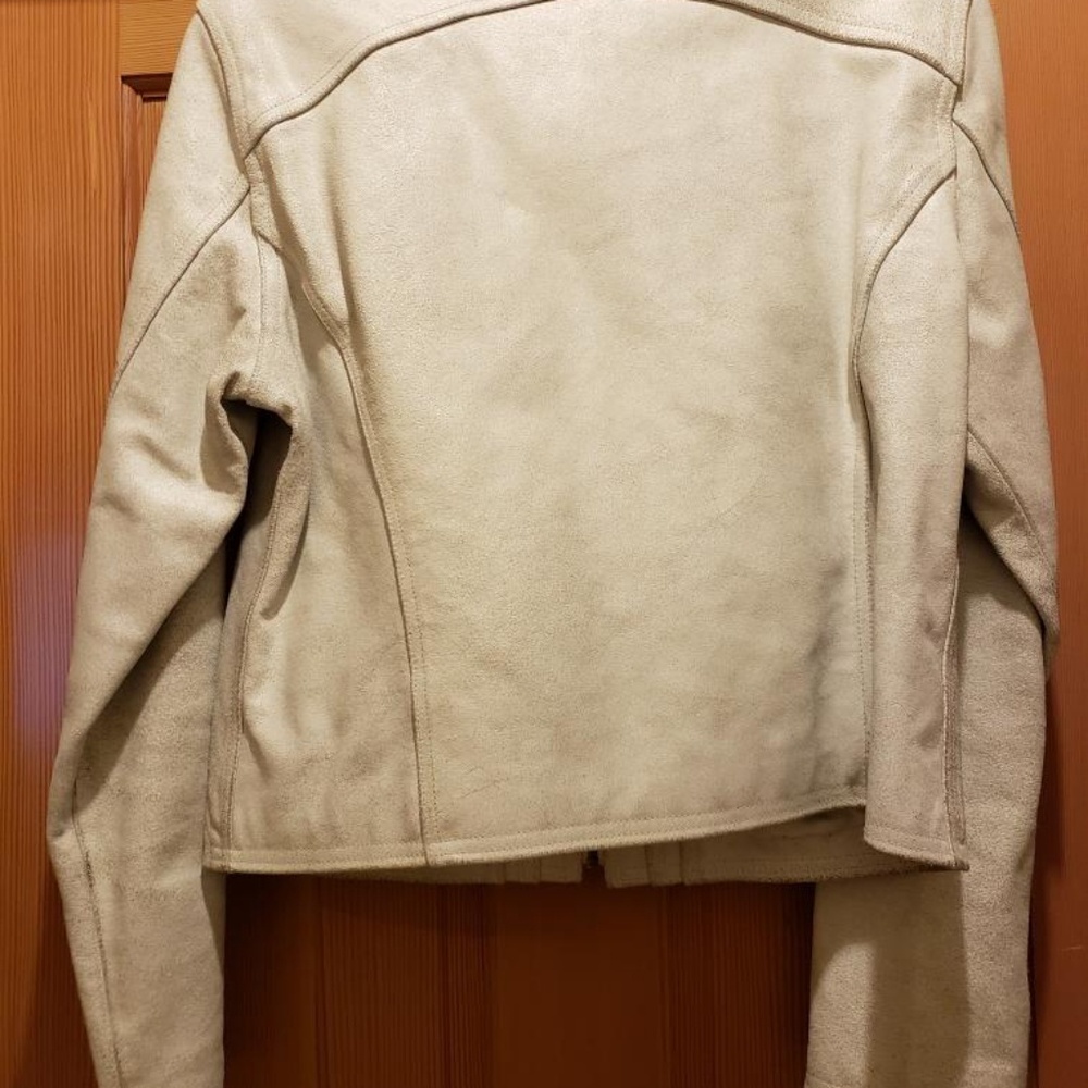 White motorcycle jacket